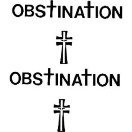 Obstination Stickers – Death Metal Band Decals (2-Pack)
