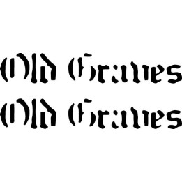 Old Graves Stickers – Atmospheric Black Metal Decals (2-Pack)