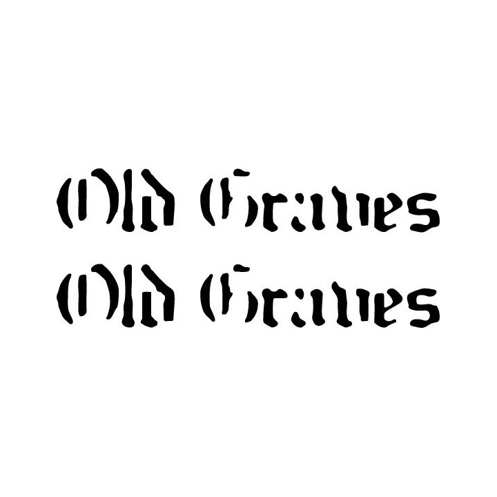 Old Graves Stickers – Atmospheric Black Metal Decals (2-Pack)