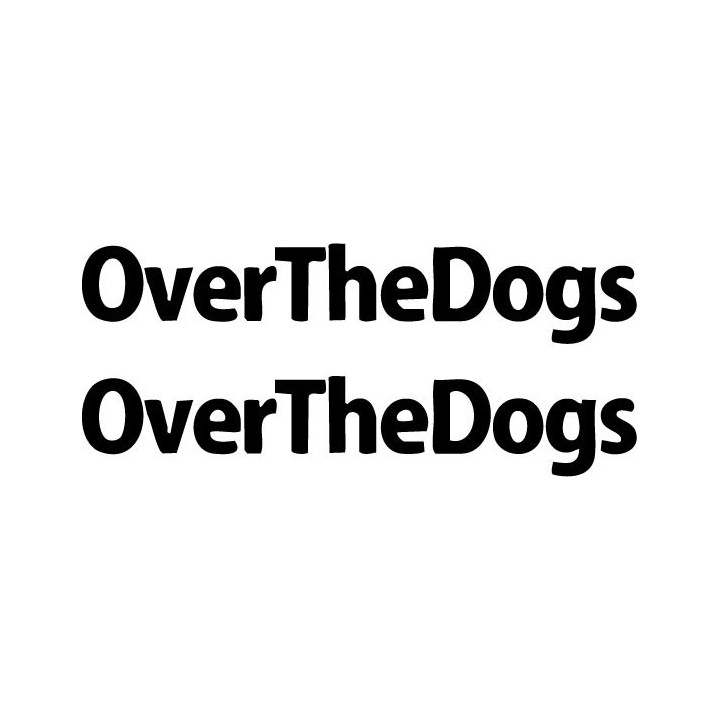 OverTheDogs Stickers – Japanese Rock Band Decals (2-Pack)