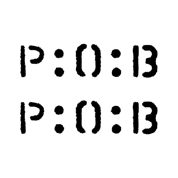P.O.B. Stickers – Punk Rock Band Logo Decals (2-Pack)