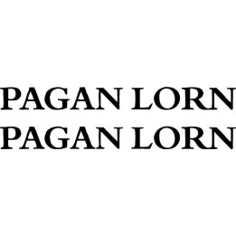 Pagan Lorn Stickers – Gothic Doom Metal Decals (2-Pack)