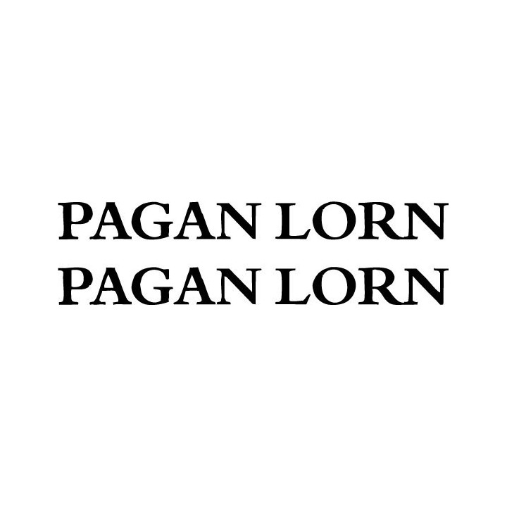 Pagan Lorn Stickers – Gothic Doom Metal Decals (2-Pack)
