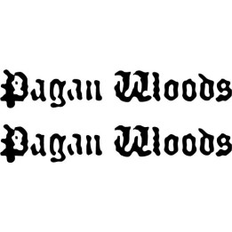 Pagan Woods Stickers – Black Metal Band Decals (2-Pack)