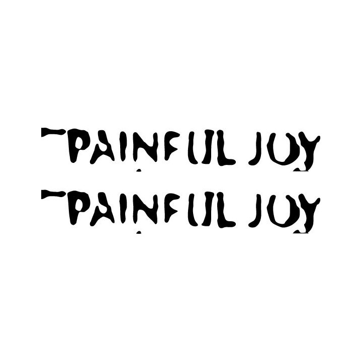 Painful Joy Stickers – Gothic Metal Band Decals (2-Pack)