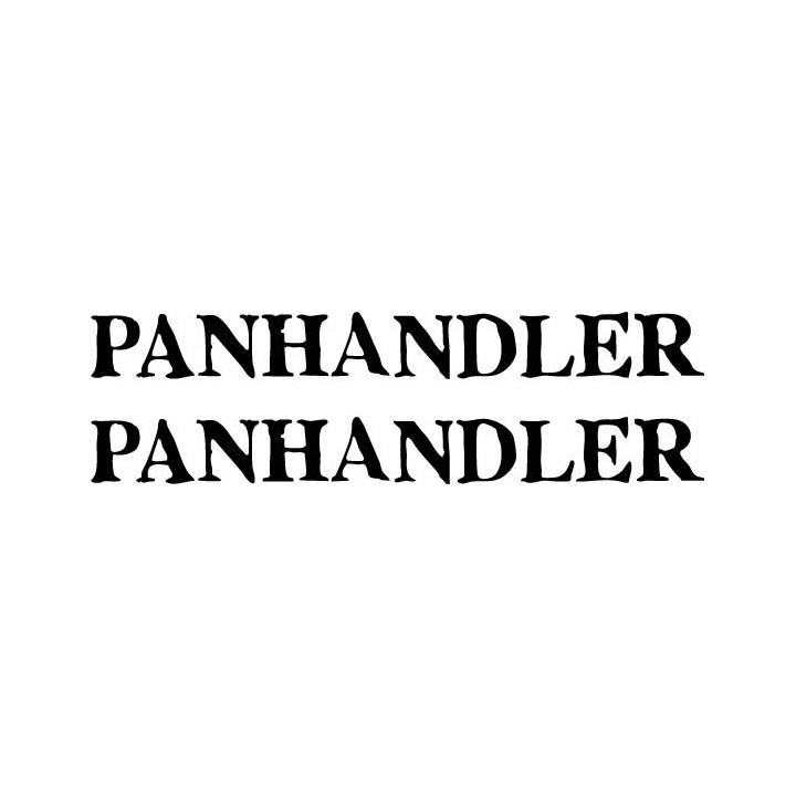 Panhandler Band Stickers – Punk Rock Decals (2-Pack)