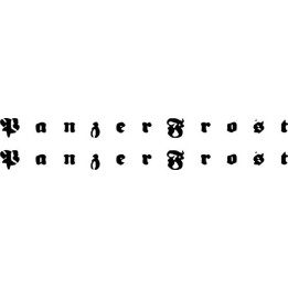Panzerfrost Stickers – Black Metal Band Decals (2-Pack)