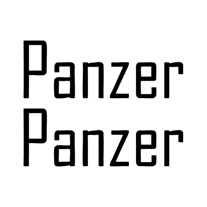 Panzer Stickers – Heavy Metal Band Decals (2-Pack)