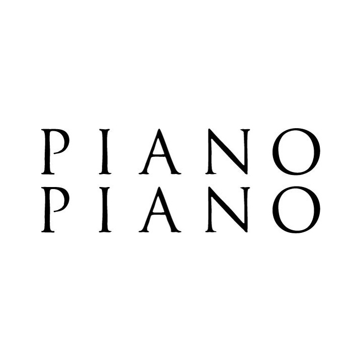 Piano Piano Stickers – Bar Restaurant Decals (2-Pack)