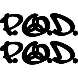 P.O.D. Stickers – Satellite Nu Metal Decals (2-Pack)
