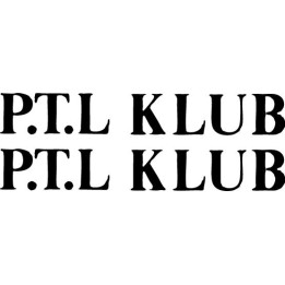 P.T.L. Klub Stickers – Hardcore Punk Decals (2-Pack)