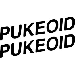 Pukeoid Stickers – Punk Rock Band Decals (2-Pack)