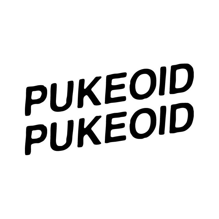 Pukeoid Stickers – Punk Rock Band Decals (2-Pack)