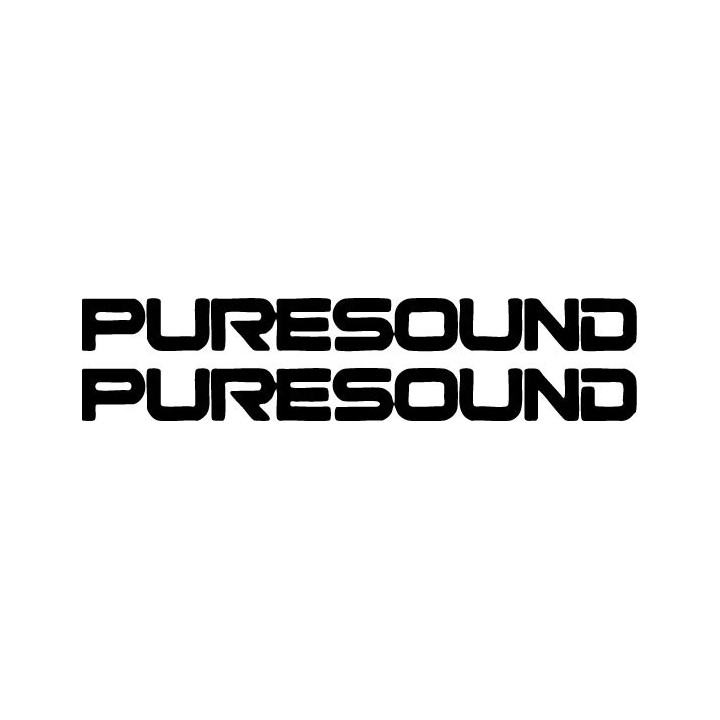 Puresound Audio Stickers – Drum Gear Decals (2-Pack)