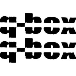 Q-Box Band Stickers – Experimental Music Decals (2-Pack)