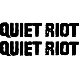 Quiet Riot Stickers – Heavy Metal Decals (2-Pack)