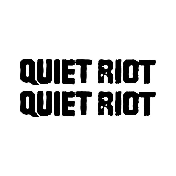 Quiet Riot Stickers – Heavy Metal Decals (2-Pack)