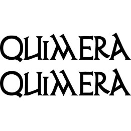 Quimera Stickers – Gothic Metal Band Logo Decals (2-Pack)