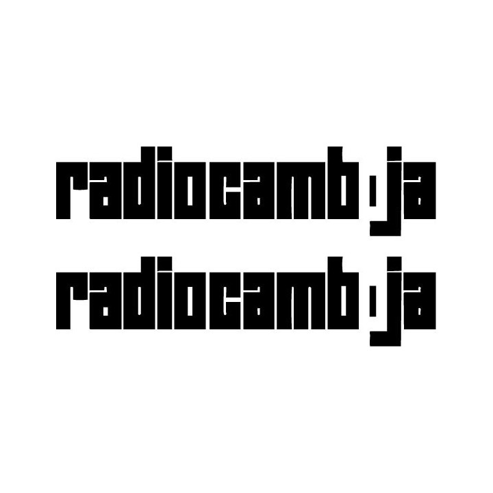 Radiocamboja Stickers – Rock Band Logo Decals (2-Pack)