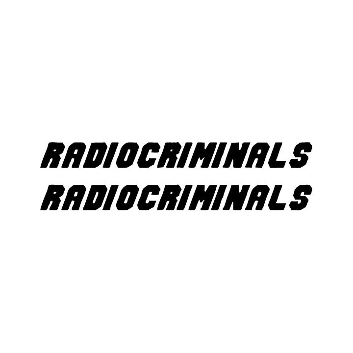 Radio Criminals Stickers – Alternative Rock Decals (2-Pack)