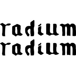 Radium Stickers – Hardcore Techno Decals (2-Pack)