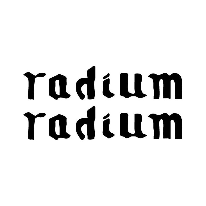 Radium Stickers – Hardcore Techno Decals (2-Pack)