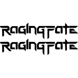 Raging Fate Stickers – Metal Band Logo Decals (2-Pack)
