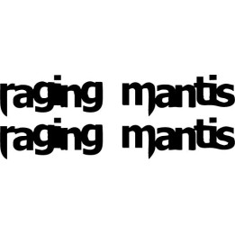 Raging Mantis Stickers – Stoner Rock Band Decals (2-Pack)