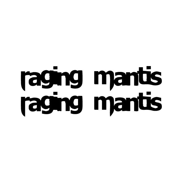 Raging Mantis Stickers – Stoner Rock Band Decals (2-Pack)