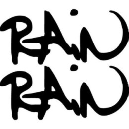Rain Band Stickers – Indie Rock Music Decals (2-Pack)