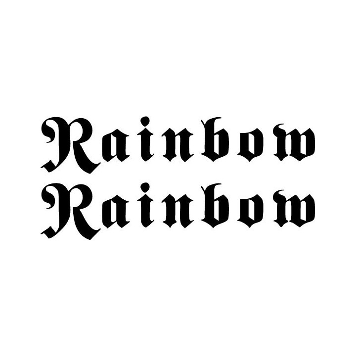 Rainbow Band Stickers – Ritchie Blackmore Decals (2-Pack)
