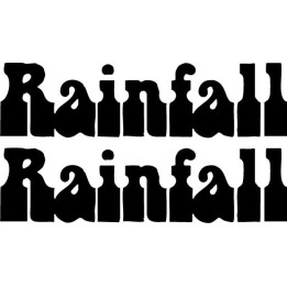 Rainfall Band Logo Stickers – Music Decals (2-Pack)