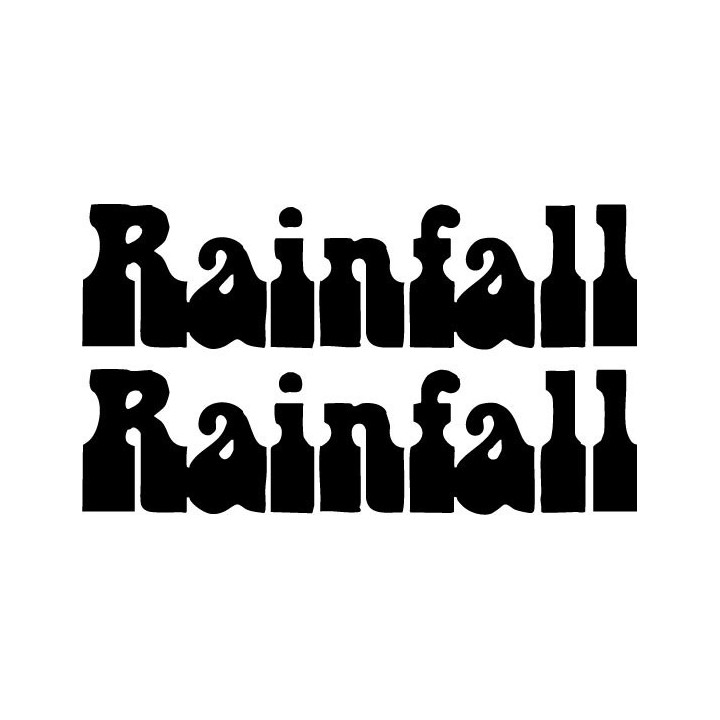 Rainfall Band Logo Stickers – Music Decals (2-Pack)
