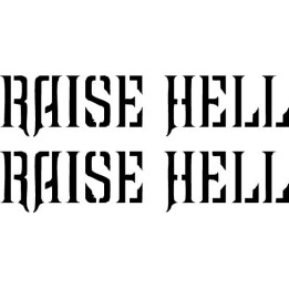 Raise Hell Stickers – Swedish Thrash Metal Decals (2-Pack)