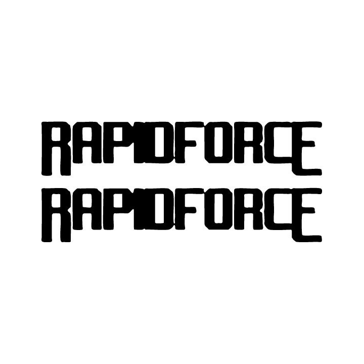 Rapidforce Stickers – Serbian Thrash Metal Decals (2-Pack)