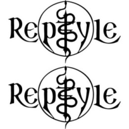 Reptyle Stickers – Gothic Rock Band Decals (2-Pack)