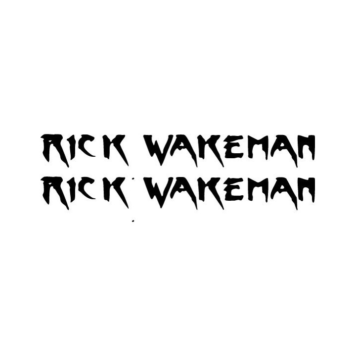 Rick Wakeman Stickers – Yes Prog Rock Decals (2-Pack)