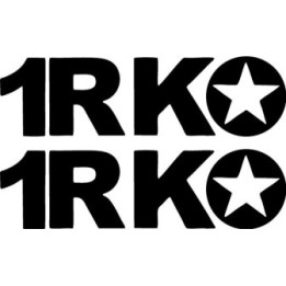1RKO Stickers – Wrestling RKO Decals (2-Pack)