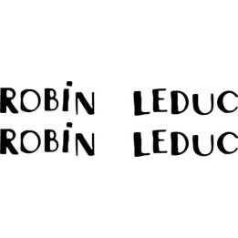 Robin Leduc Stickers – Band Logo Music Decals (2-Pack)