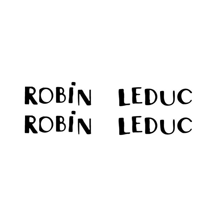 Robin Leduc Stickers – Band Logo Music Decals (2-Pack)