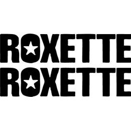 Roxette Stickers – Pop Rock Logo Decals (2-Pack)