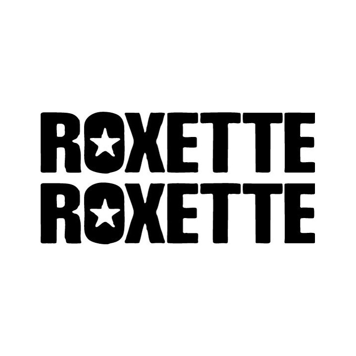 Roxette Stickers – Pop Rock Logo Decals (2-Pack)