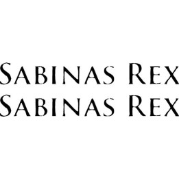 Sabinas Rex Stickers – Rock Band Decals (2-Pack)