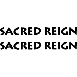 Sacred Reign Stickers – Heavy Metal Band Decals (2-Pack)