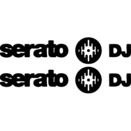 Serato DJ Stickers – Controller Laptop Decals (2-Pack)