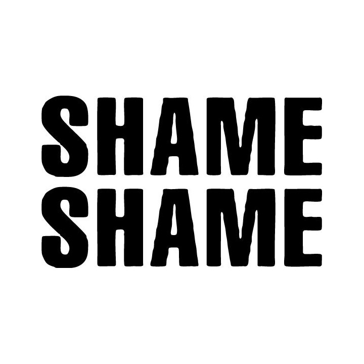 Shame Band Stickers – Songs of Praise Decals (2-Pack)