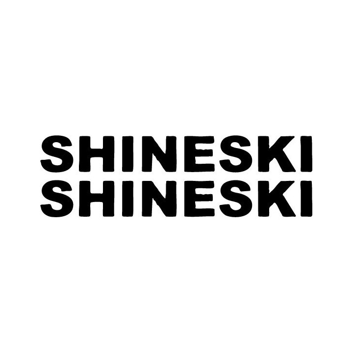Shineski Stickers – Rock Band Logo Decals (2-Pack)