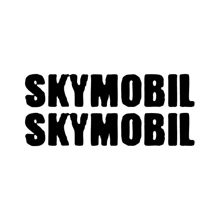 Skymobil Stickers – Band Logo Rock Decals (2-Pack)