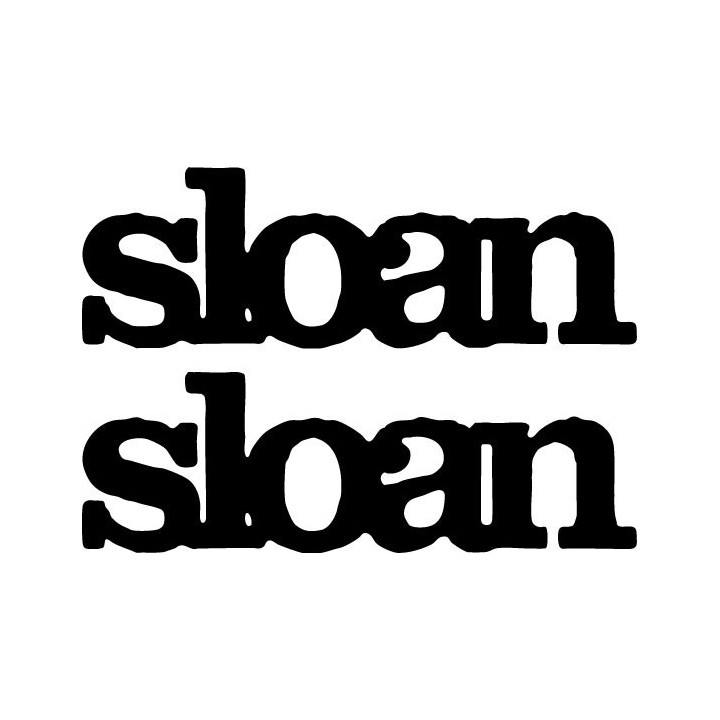 Sloan Stickers – Indie Rock Band Decals (2-Pack)