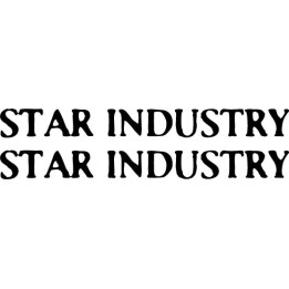 Star Industry Stickers – Gothic Rock Band Decals (2-Pack)